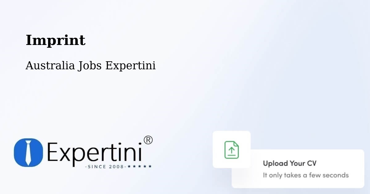 Imprint – Lynbrook - Australia Jobs Expertini